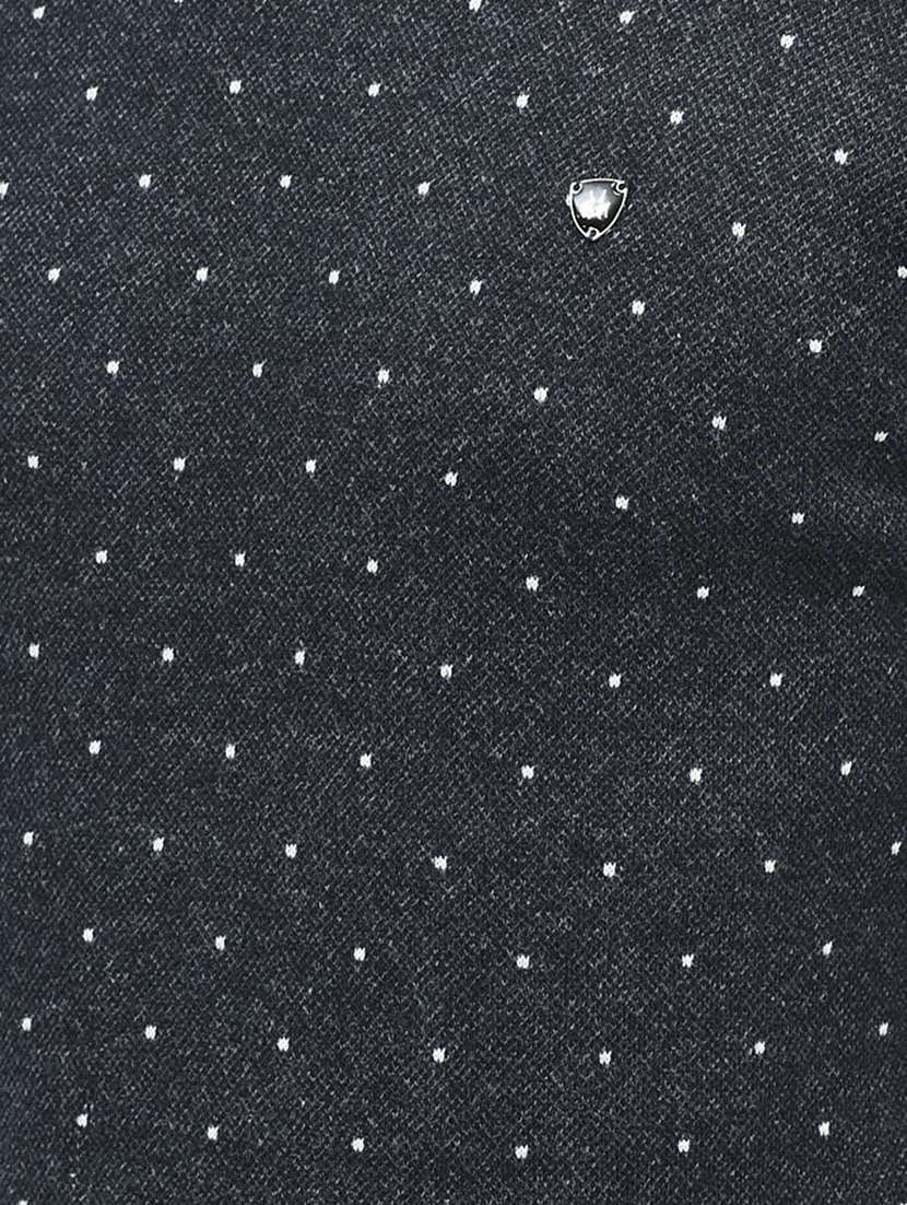 navy blue round neck pullovers - 20189640 -  Standard Image - 5