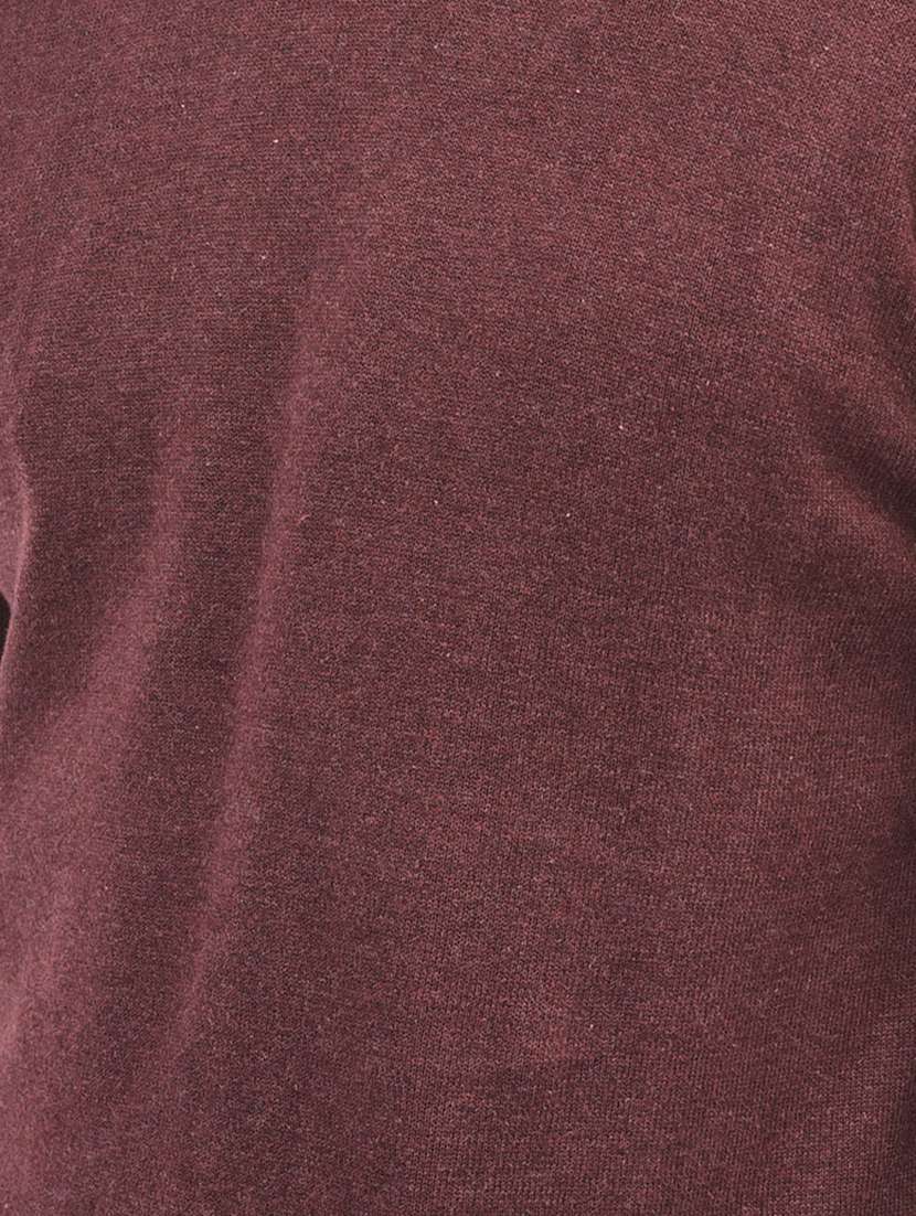 men solids round neck pullovers - 20189642 -  Standard Image - 5