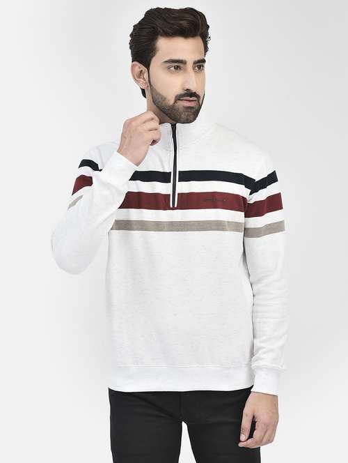 mens striped sweatshirt - 20189649 - Standard Image - 0