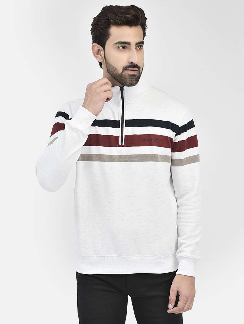 mens striped sweatshirt - 20189649 - Zoom Image - 0