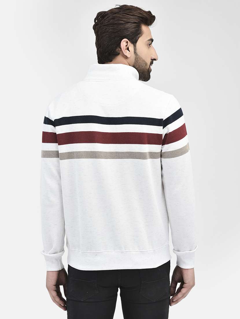 mens striped sweatshirt - 20189649 - Standard Image - 3