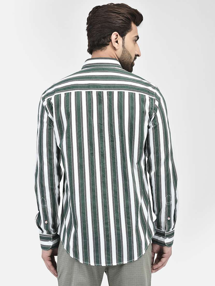mens stripes casual shirt - 20189849 - Standard Image - 3