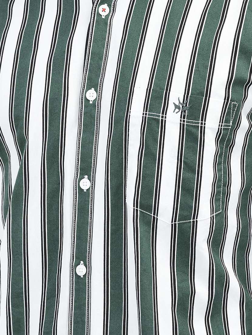 mens stripes casual shirt - 20189849 - Standard Image - 5