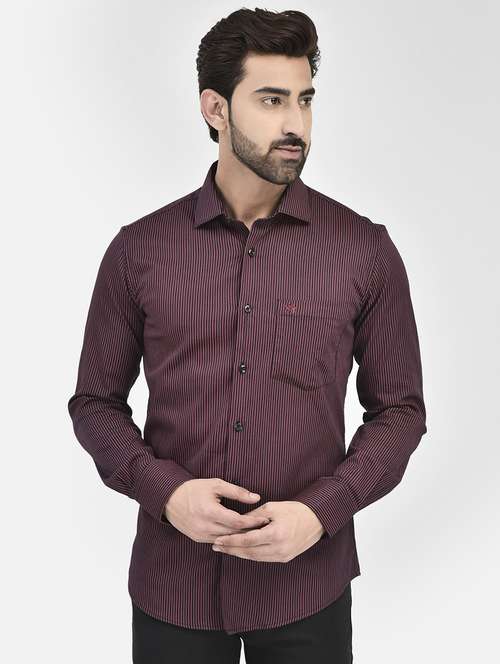 mens stripes casual shirt - 20189853 - Standard Image - 0