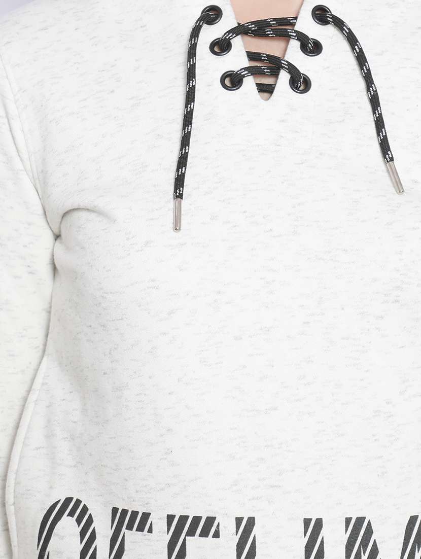 women's placement print sweatshirt - 20189863 -  Standard Image - 5