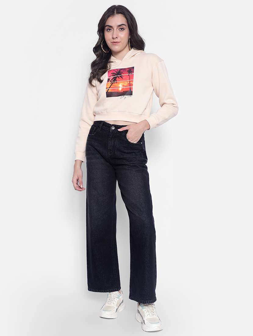 women's front print sweatshirt - 20189869 -  Standard Image - 3