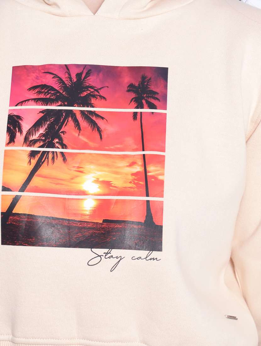 women's front print sweatshirt - 20189869 -  Standard Image - 5