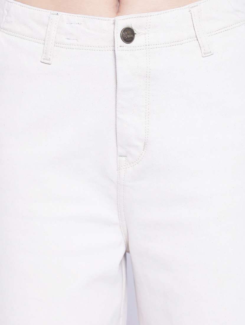 women's plain straight fit jeans - 20189879 -  Standard Image - 5