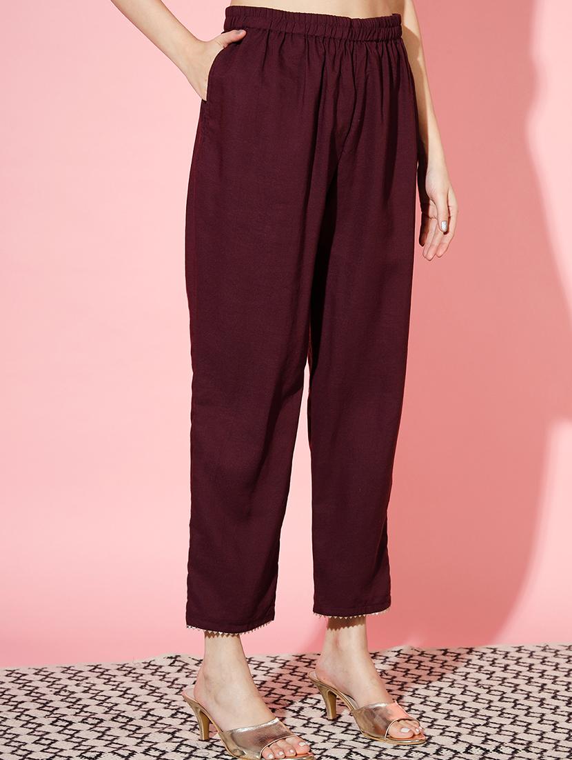 purple kurta pant set with dupatta - 20194168 - Standard Image - 3