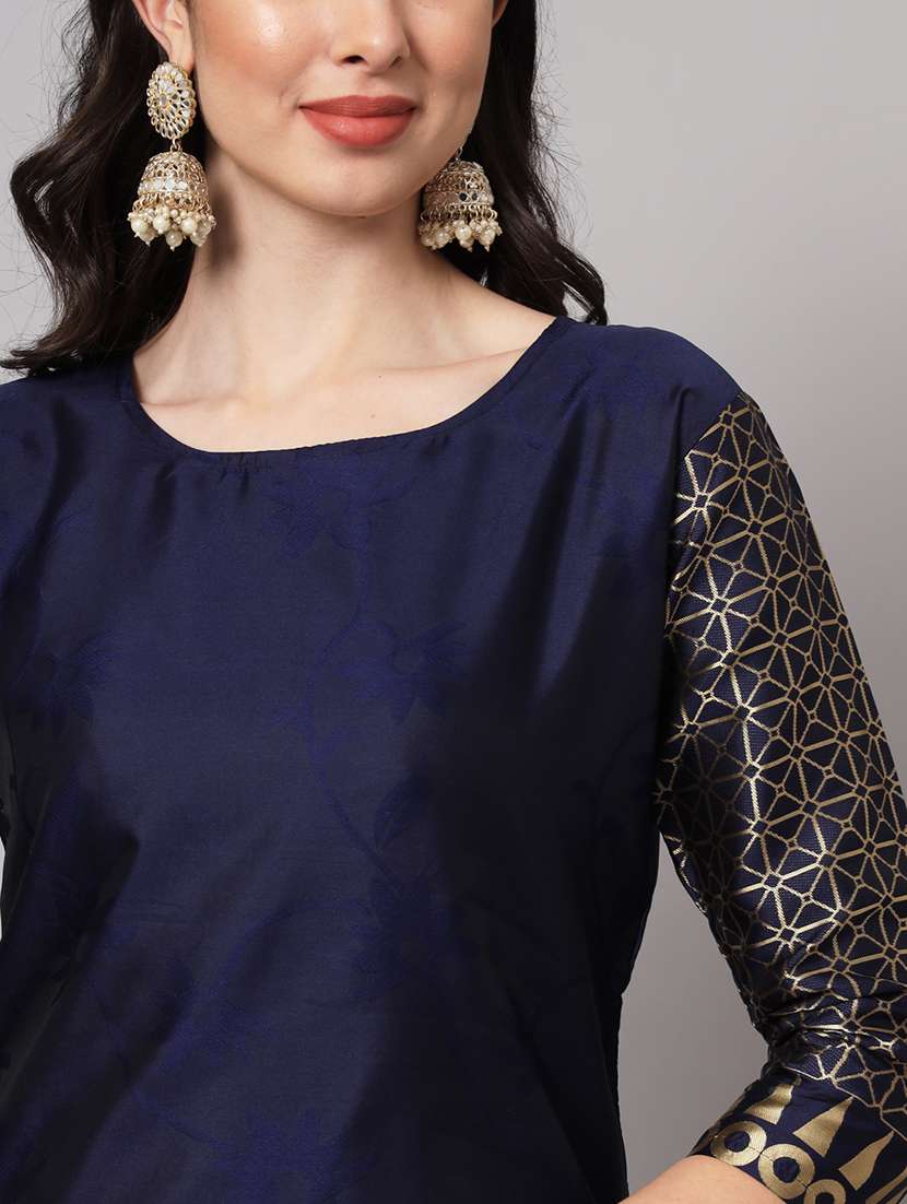 women three quarter sleeve kurta pant with dupatta set - 20194195 -  Standard Image - 5