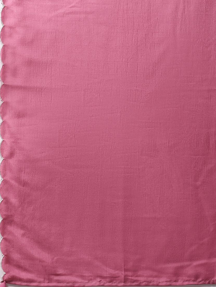 pink kurta palazzo set with dupatta - 20194254 - Standard Image - 5