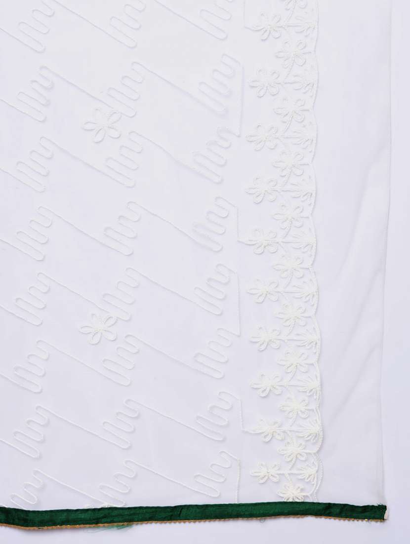 women three quarter sleeve kurta pant with dupatta set - 20194333 -  Standard Image - 5