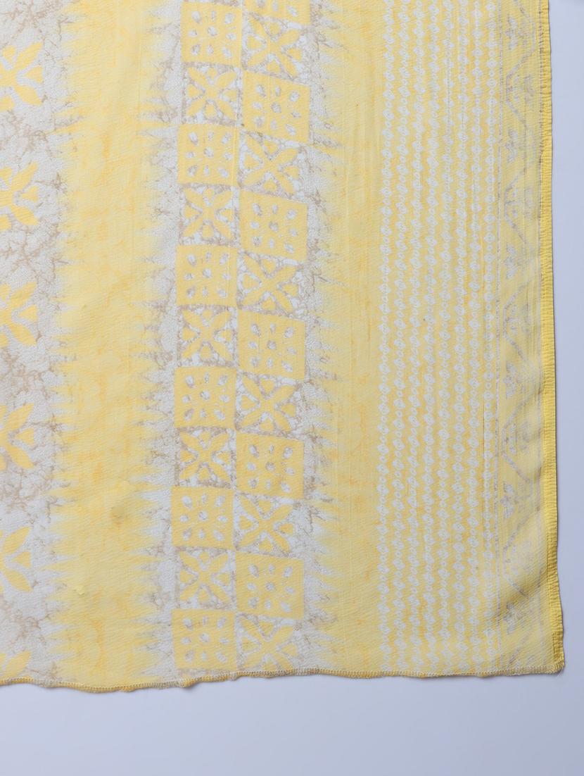 yellow kurta pant set with dupatta - 20194388 - Standard Image - 5