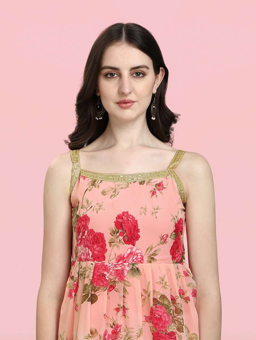 pink kurta sharara set with dupatta - 20194407 -  Standard Image - 5