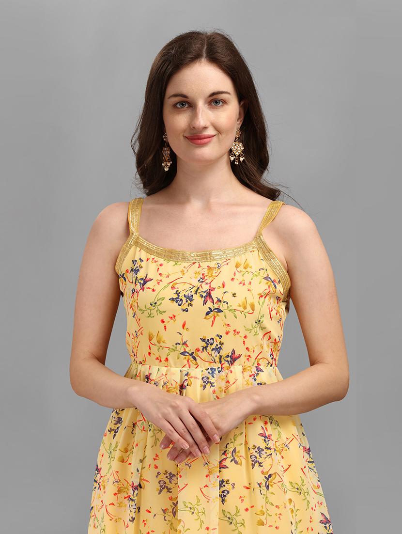 floral printed kurta sharara set with dupatta - 20194409 - Standard Image - 5