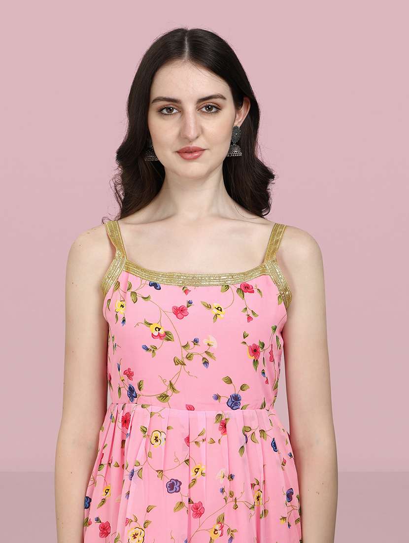 printed kurta sharara set with dupatta   - 20194414 -  Standard Image - 5