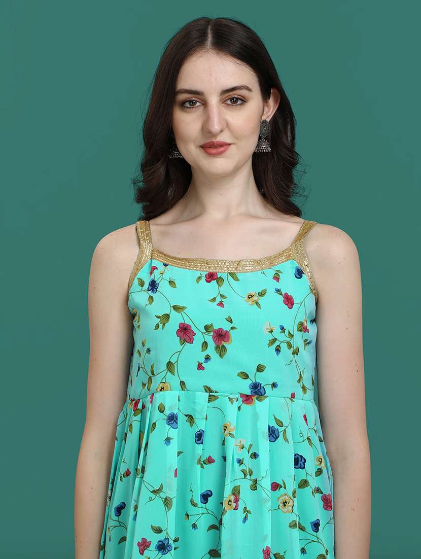 printed kurta sharara set with dupatta   - 20194416 -  Standard Image - 5