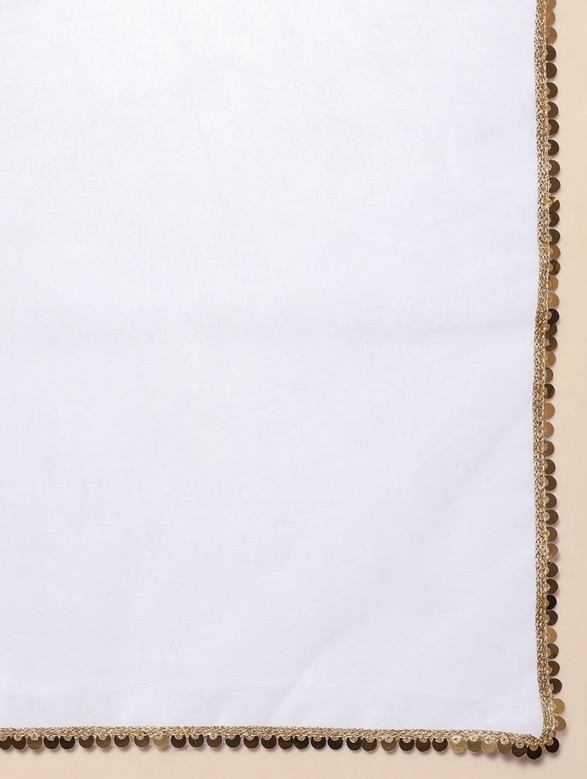 white kurta pant set with dupatta - 20194441 - Standard Image - 5