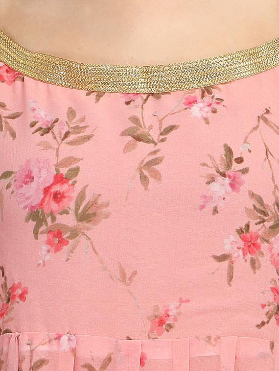 floral printed kurta sharara set with dupatta - 20194529 - Standard Image - 3