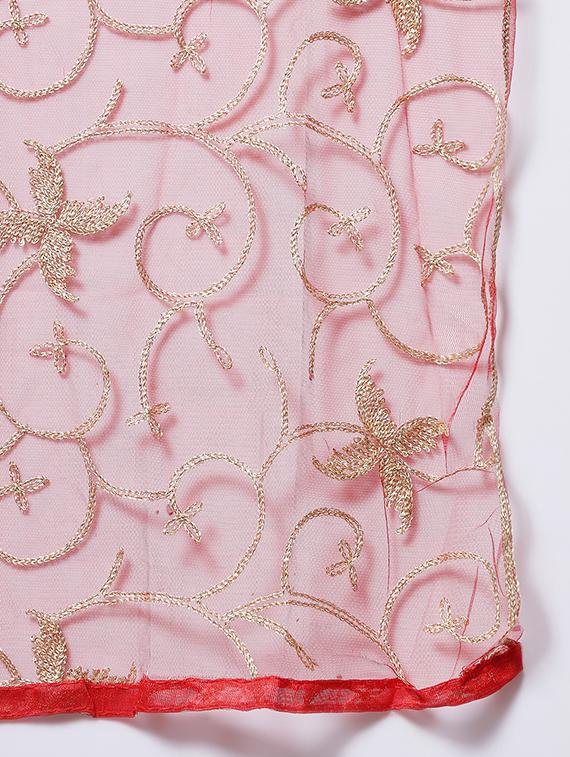 embroidered kurta pant set with dupatta - 20194534 - Standard Image - 5