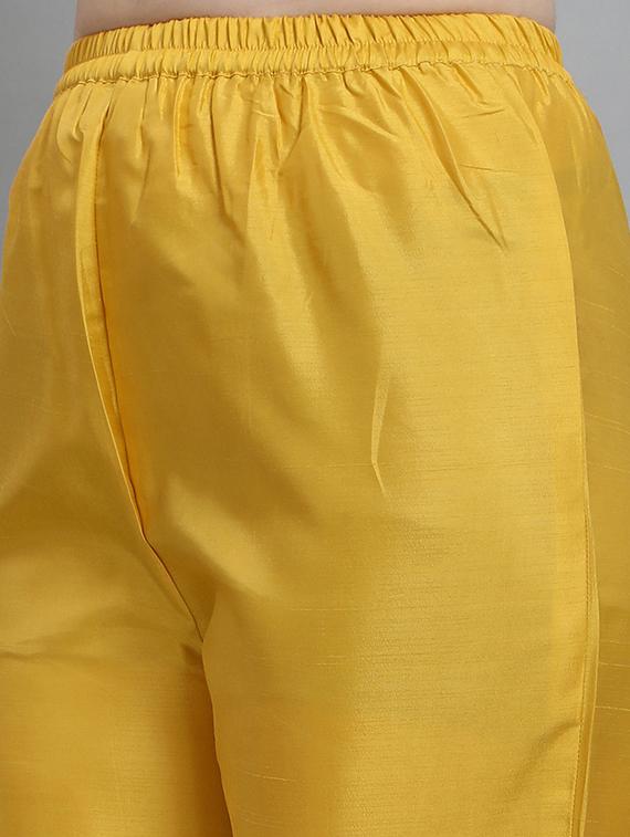 embroidered kurta pant set with dupatta - 20194538 - Standard Image - 5
