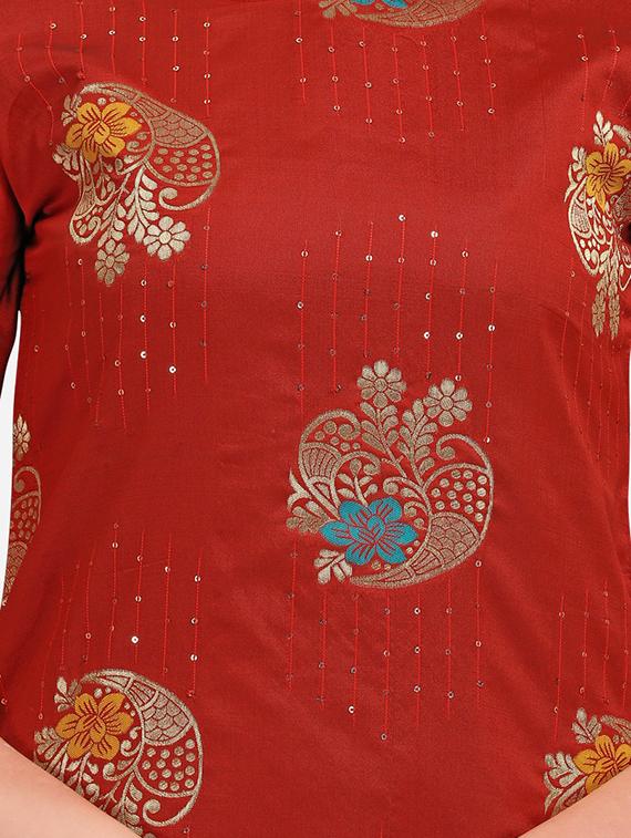 self design kurta pant set with dupatta - 20194565 - Standard Image - 3