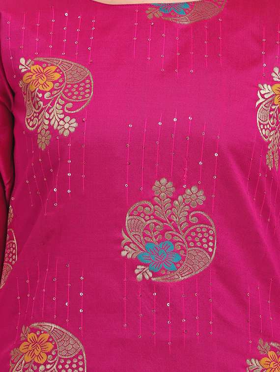 self design kurta pant set with dupatta - 20194566 - Standard Image - 3