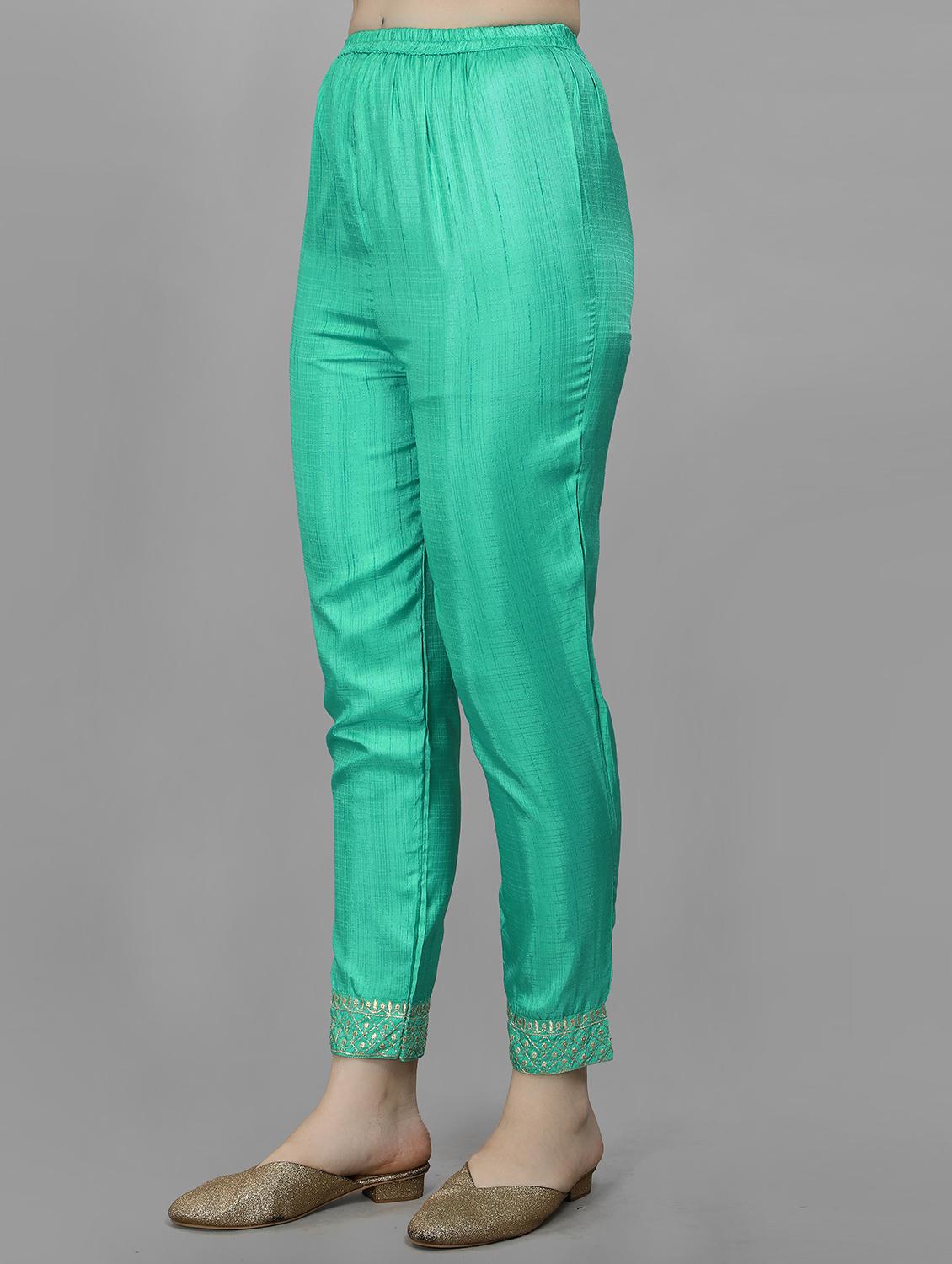 embroidered kurta pant set with dupatta - 20195188 - Standard Image - 3