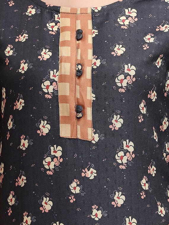 printed kurta pant set with dupatta - 20195220 - Standard Image - 3