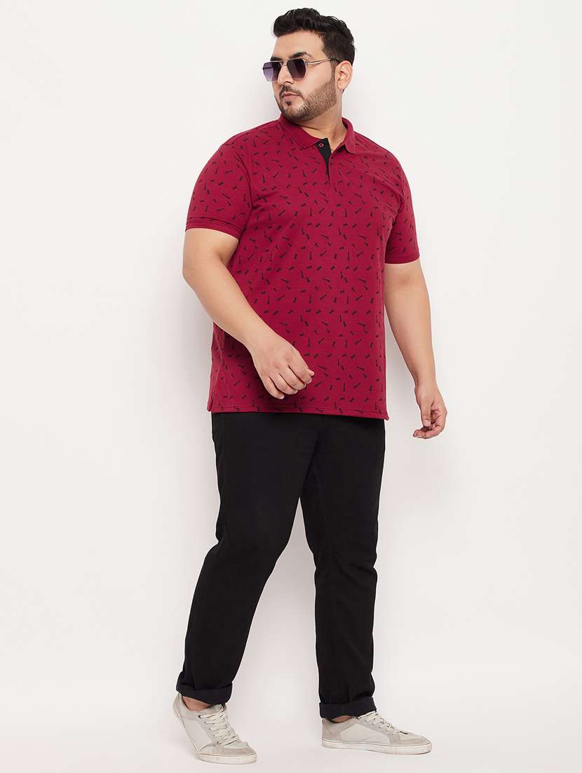 polo neck printed polo t-shirt - 20195397 -  Standard Image - 3