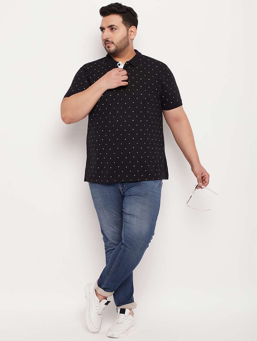 polo neck printed polo t-shirt - 20195409 -  Standard Image - 3