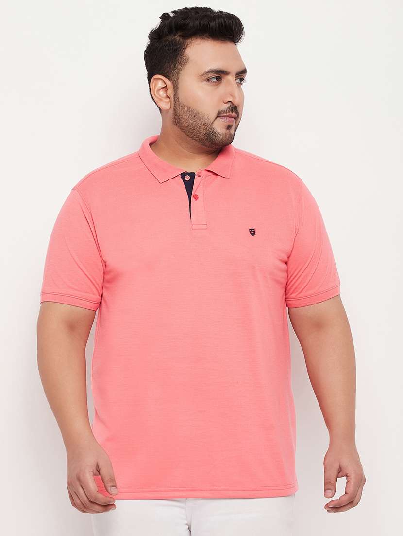 polo neck solid polo t-shirt
