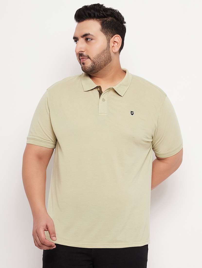 polo neck solid polo t-shirt