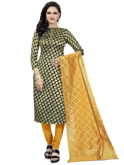 self design unstitched suit set - 20196371 - Standard Image - 0