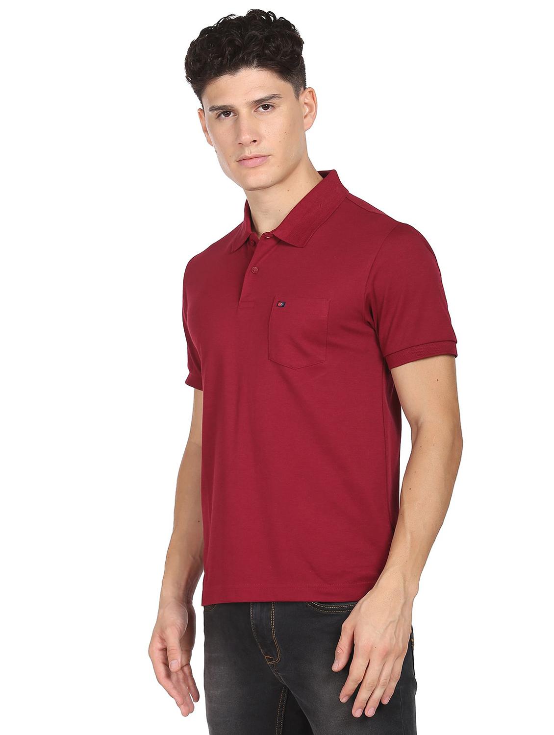 polo neck solid polo t-shirt - 20196836 - Zoom Image - 0