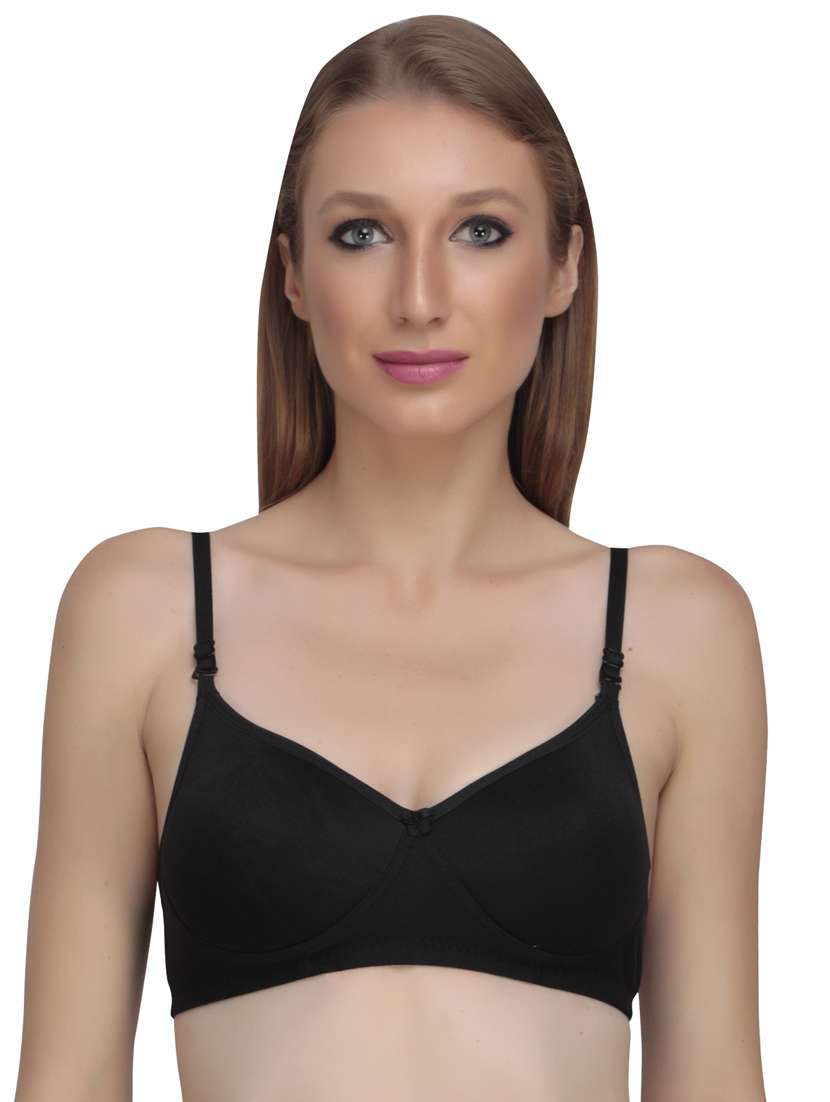 pack of 4 solid multi colored bra - 20196992 -  Standard Image - 5
