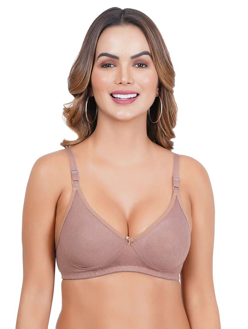 women pack of 5 solid bra combo - 20197008 -  Standard Image - 3