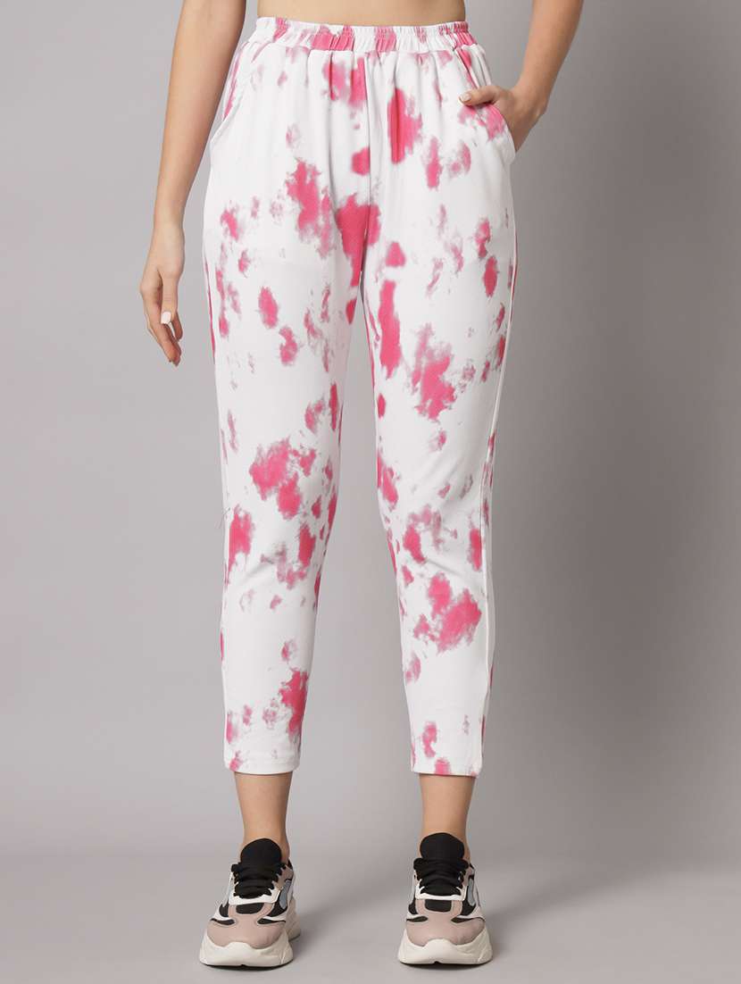women printed t-shirt and jogger co-ords  - 20197067 -  Standard Image - 3