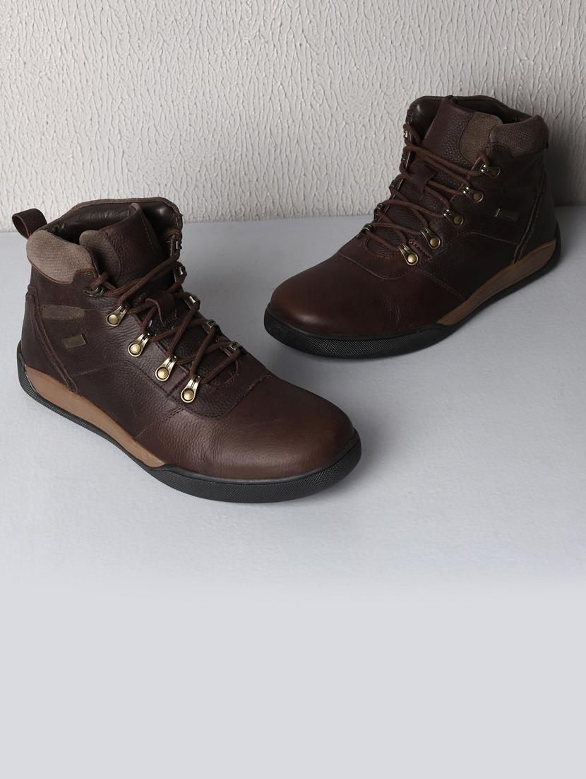 brown lace up boots - 20198475 -  Zoom Image - 0