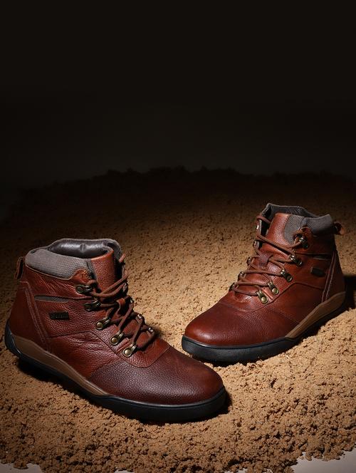 tan lace up boots - 20198500 -  Standard Image - 0