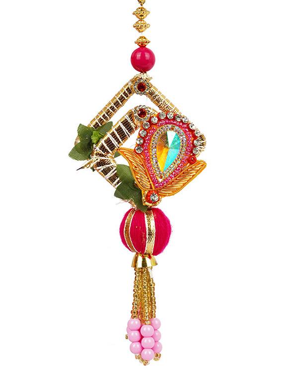 crazy corner set of 2 beads detailed rakhi - 20203522 - Standard Image - 3