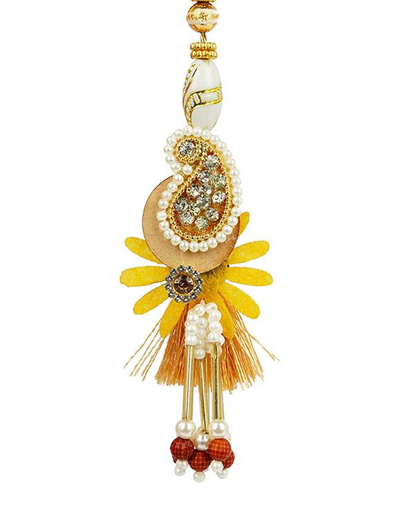 crazy corner set of 2 beads detailed rakhi - 20203523 - Standard Image - 3