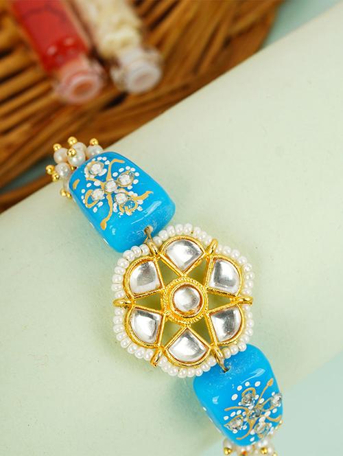 crazy corner set of 1 beads detailed rakhi combo - 20203534 -  Standard Image - 0