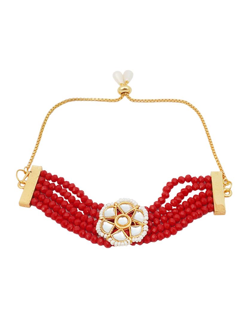 crazy corner set of 2 beads detailed rakhi combo - 20203535 - Standard Image - 3