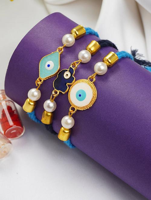 crazy corner set of 3 rakhis - 20203575 -  Standard Image - 0