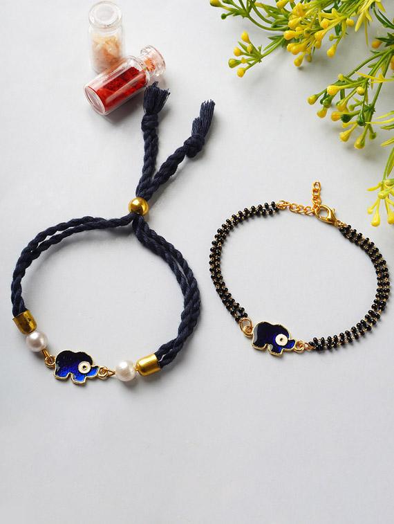 crazy corner set of 2 rakhis - 20203583 -  Zoom Image - 0