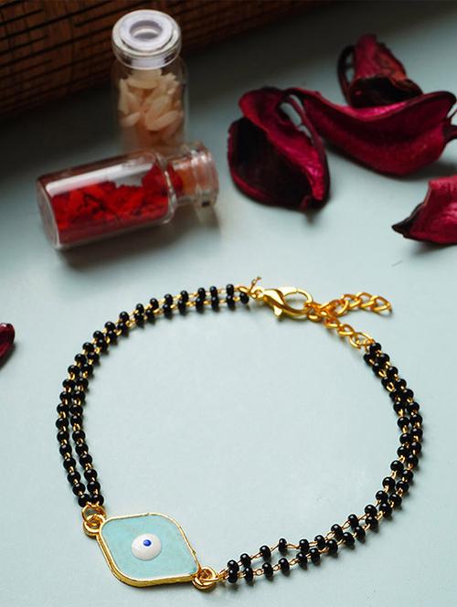 crazy corner black beads pack of 1 rakhi  - 20203600 -  Standard Image - 0