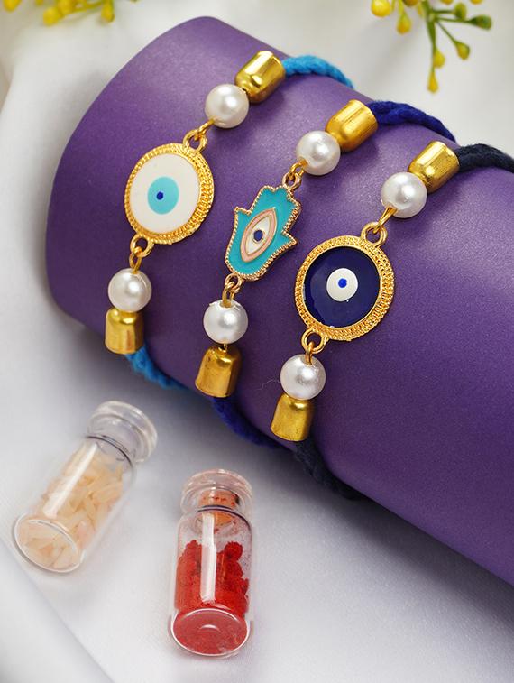 crazy corner pack of 3 rakhis - 20203700 - Zoom Image - 0