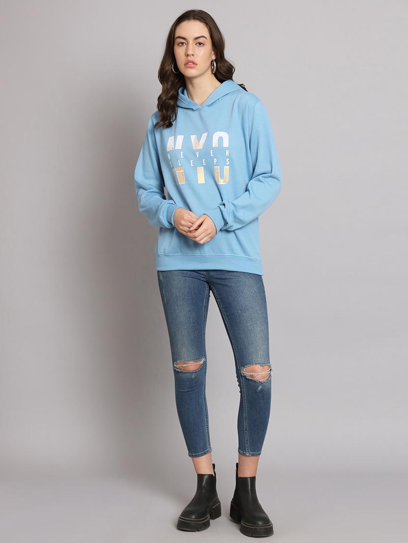women's chest print sweatshirt - 20207706 - Standard Image - 3