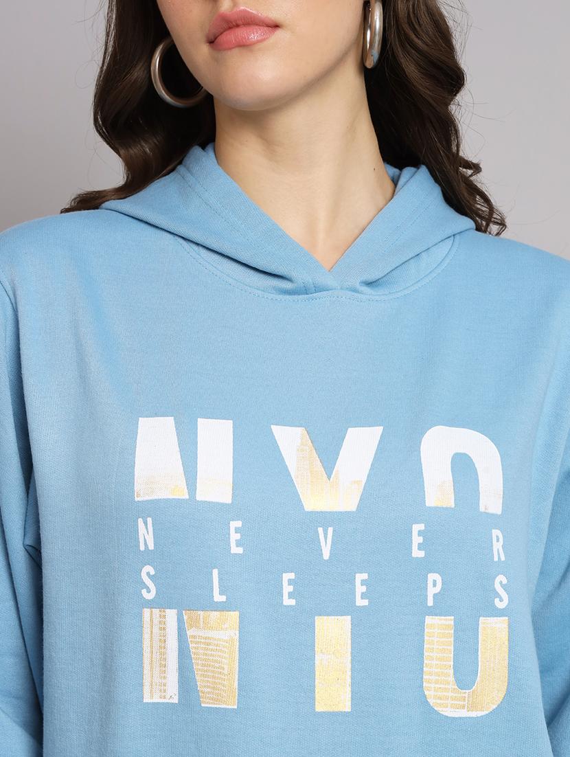 women's chest print sweatshirt - 20207706 - Standard Image - 5